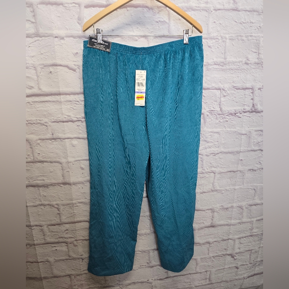NWT Alfred Dunner Adirondack Trail French Terry Casual Pants Size 18P - Picture 3 of 7